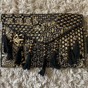 Hand bag with sequin detail